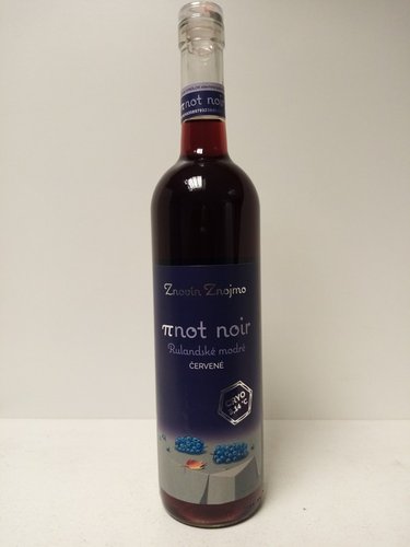 Rulandsk modr Pinot noir 2019  vbr z hrozn 0,75 l
