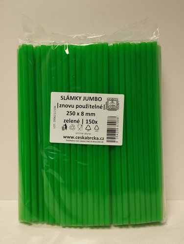 Slmky Jumbo zelen znovu pouiteln 150 ks