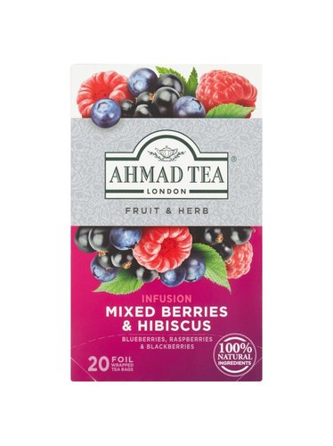 Ahmad Tea Mixed Berries &amp; Hibiscus 20 x 2 g