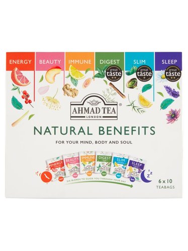 Ahmad tea Natural benefits 6 x 10 sk