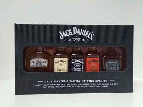 Jack Daniels family pack 39% 5 x 0,05 l