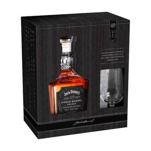 Jack Daniels single barrel 45% 0,7 l + 1 sklenika