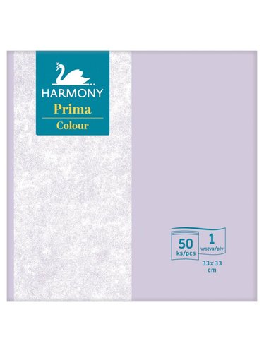 Ubrousek Harmony lavender 33 x33 cm 50 ks