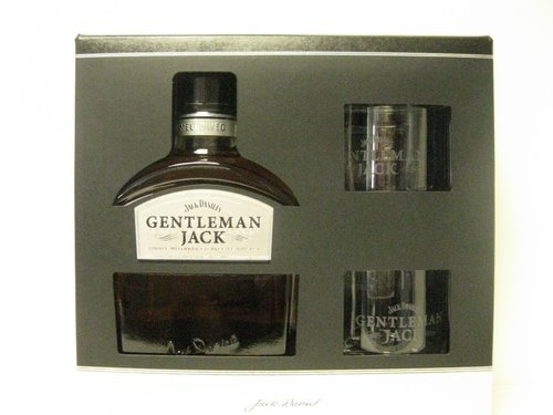 Jack Daniels Gentleman 40 % 0,7l +  2 skleniky