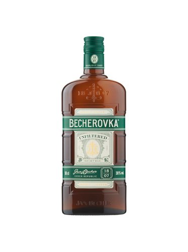 Becherovka nefiltrovan 38% 0,5 l