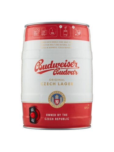 Budweiser Budvar světlý ležák 12 5 l