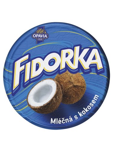 Opavia Fidorka Mléčná s kokosem 30 g