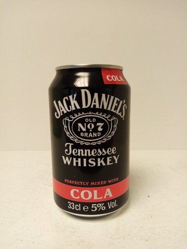 Mchan alkoholick npoj Jack &amp; Cola 5% 0,33 l