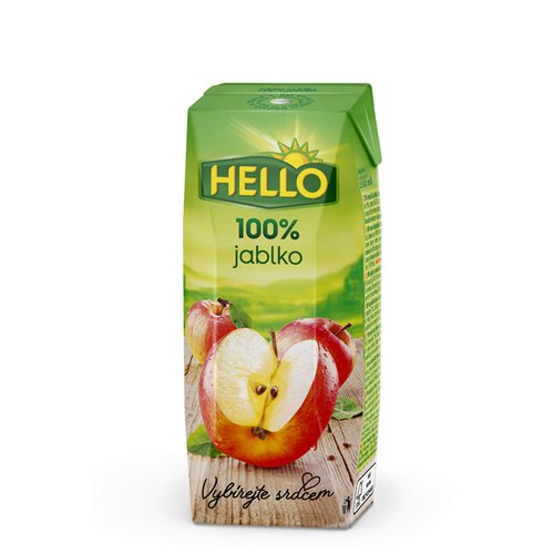 Hello Jablko 100% 250 ml