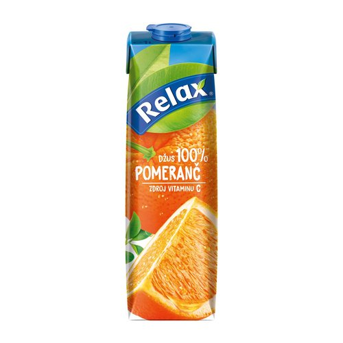 Relax Pomeranč 100% 1 l