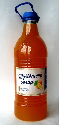 Moštěnický sirup Pomeranč 3 l