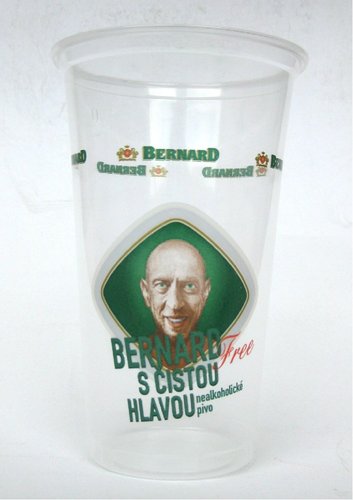 Jednorzov kelmek plastov 0,5 l Bernard 50 ks
