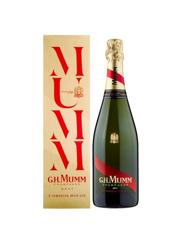 G.H. Mumm champagne brut Cordon Rouge 0,75 l + krabika