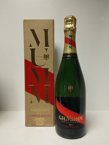 G.H. Mumm champagne brut Cordon Rouge 12,5% 0,75 l