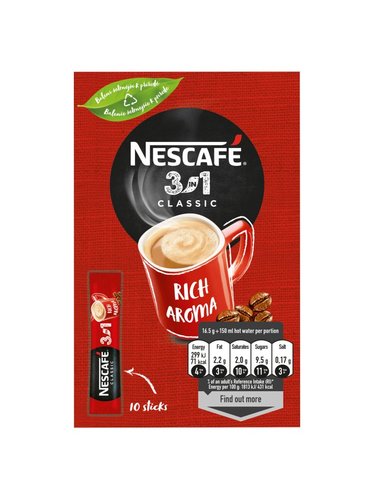 Nescaf Classic 3 in 1 10 x 16,5 g