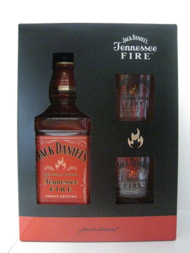 Jack Daniels Tennessee Fire 35% 0,7 l + 2 x sklo