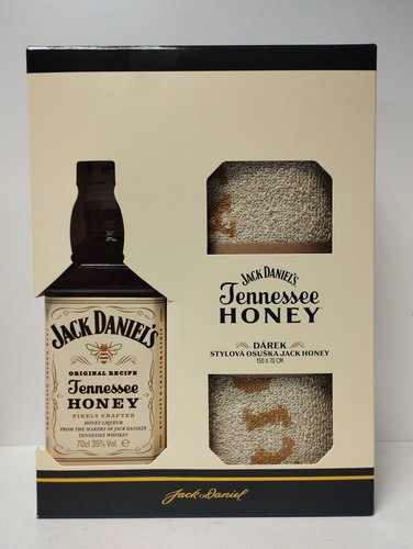 Jack Daniel´s honey 35% 0,7 l + osuška