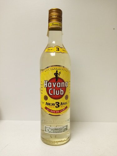 Havana club 3 aos 37,5% 0,7 l