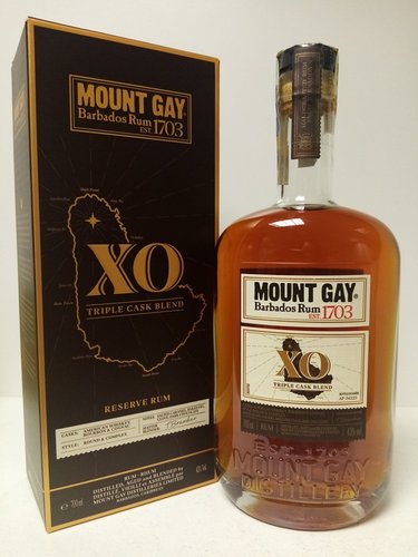 Mount Gay 1703 XO 10 let extra 43% 0,7 l