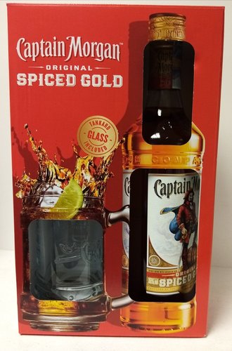 Captain Morgan Spiced Gold 35% 0,7 l + korbel