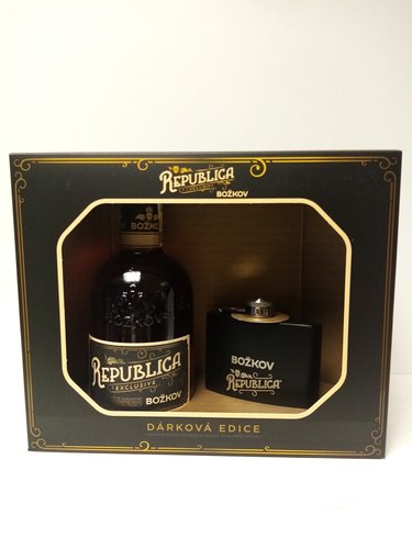 Rum Republica Exclusive 38% 0,5 l + placatka