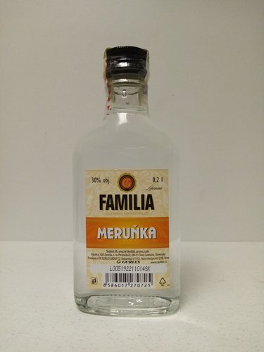 Meruňka Familia 30% 0,2 l