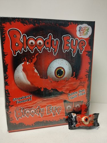 Bubble gum Bloody Eye Strawberry s jahodovou pchut 200 x 5g