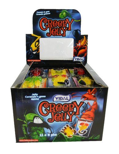 Vidal Creepy Jelly hmyz 11g 66 ks