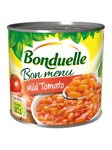 Fazole bl v rajatov omce Mild Tomato 430 g Bonduelle