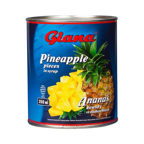 Ananas kousky 3100 ml Giana