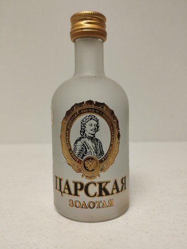 Carsk zlat vodka 40% 0,05 l