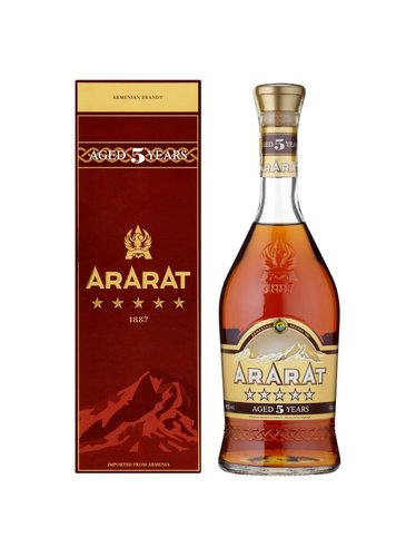 Brandy Ararat 5 let 40% 0,7 l