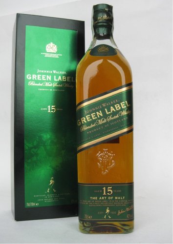 Johnnie Walker Green Label 15 let 43% 0,7 l