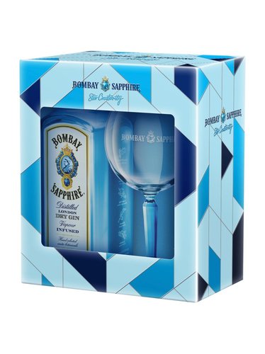 Bombay Sapphire 40% 0,7 l +1x sklenika